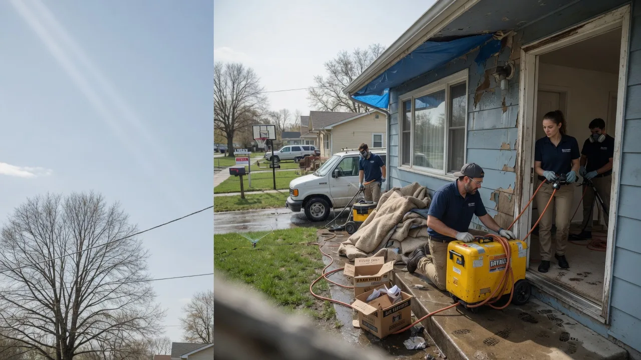 Basement Flood Cleanup in Asbury, IA near me